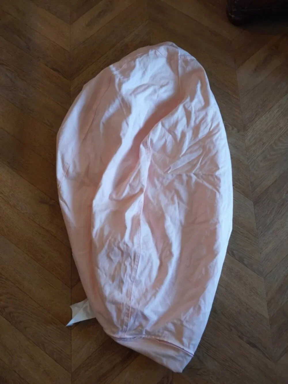Pottery Barn Kids Pink Anywhere Beanbag Pearl Twill Slipcover Only